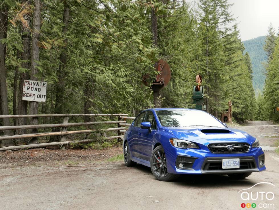 Front view of the WRX