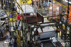 manufacture de Ford vue de l'extérieur comme de l'intérieur.