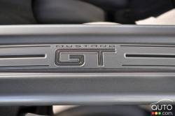 Détail du moteur de la Ford Mustang GT 2015
