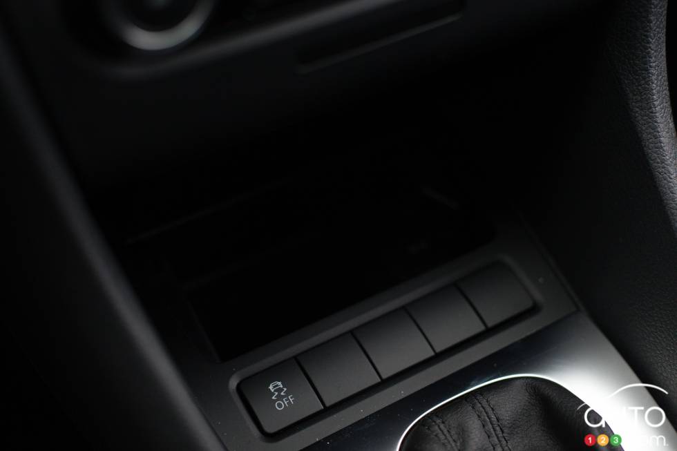 Bouton du contrôle de la stabilité