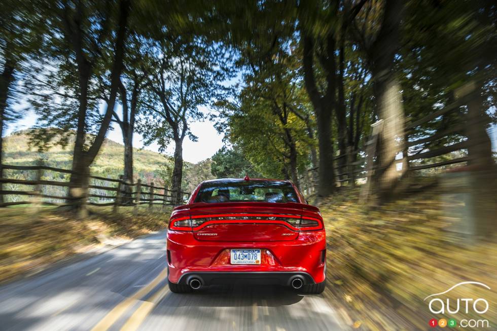 vue de derrière en action
