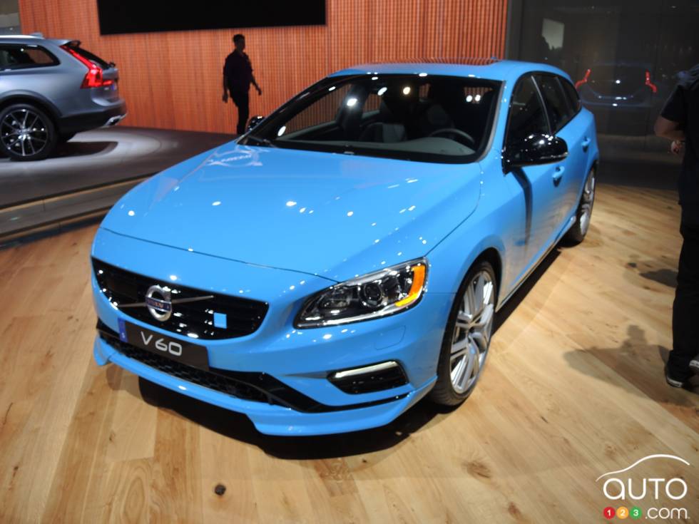 Volvo V60 Polestar 2017 vue 3/4 avant