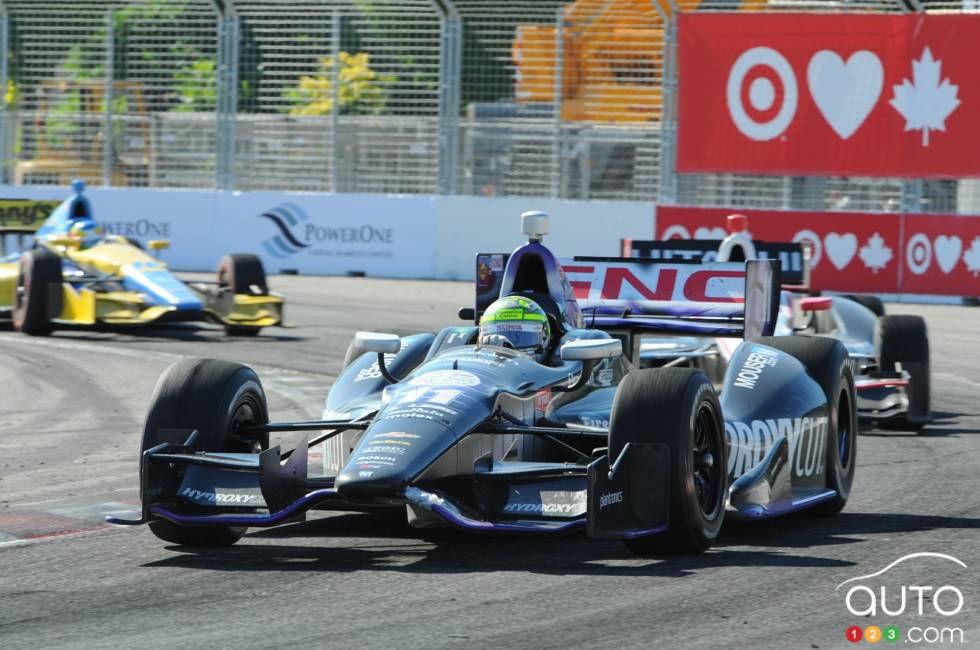 Tony Kanaan, KV Racing Technology lord de la première course