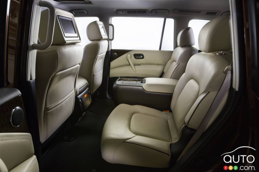2017 Nissan Armada rear seats