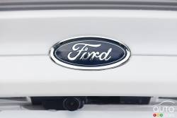 Ford crest on the hood