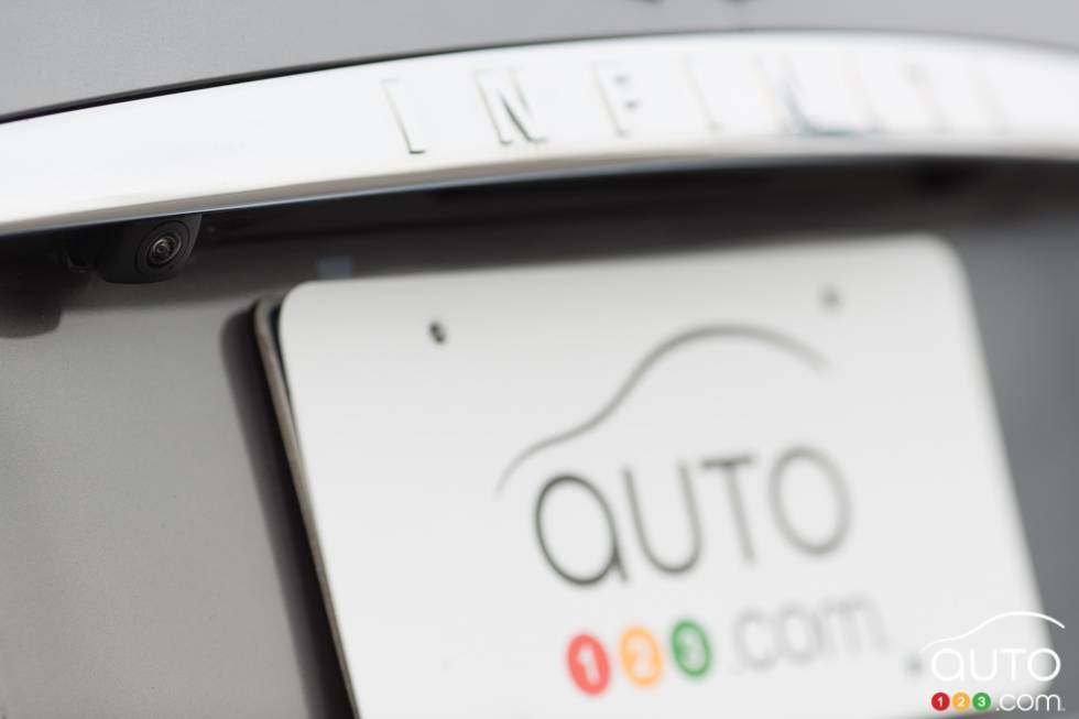 Chrome trim in the back