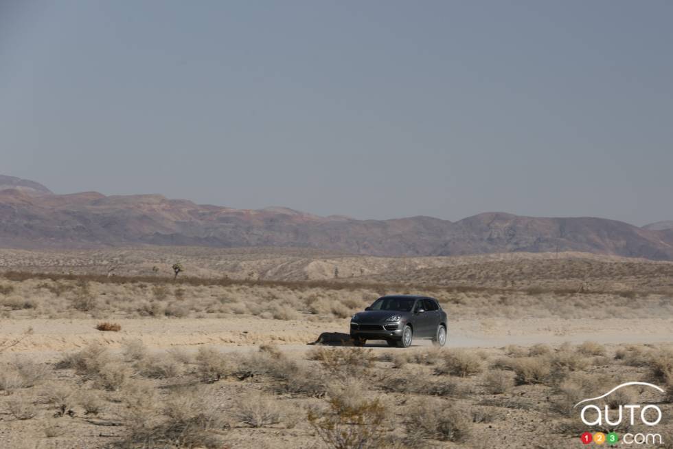 front 3/4 action view