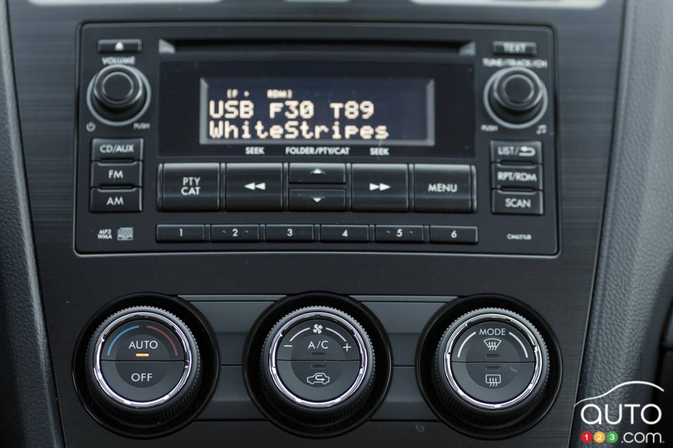 Détails console centrale