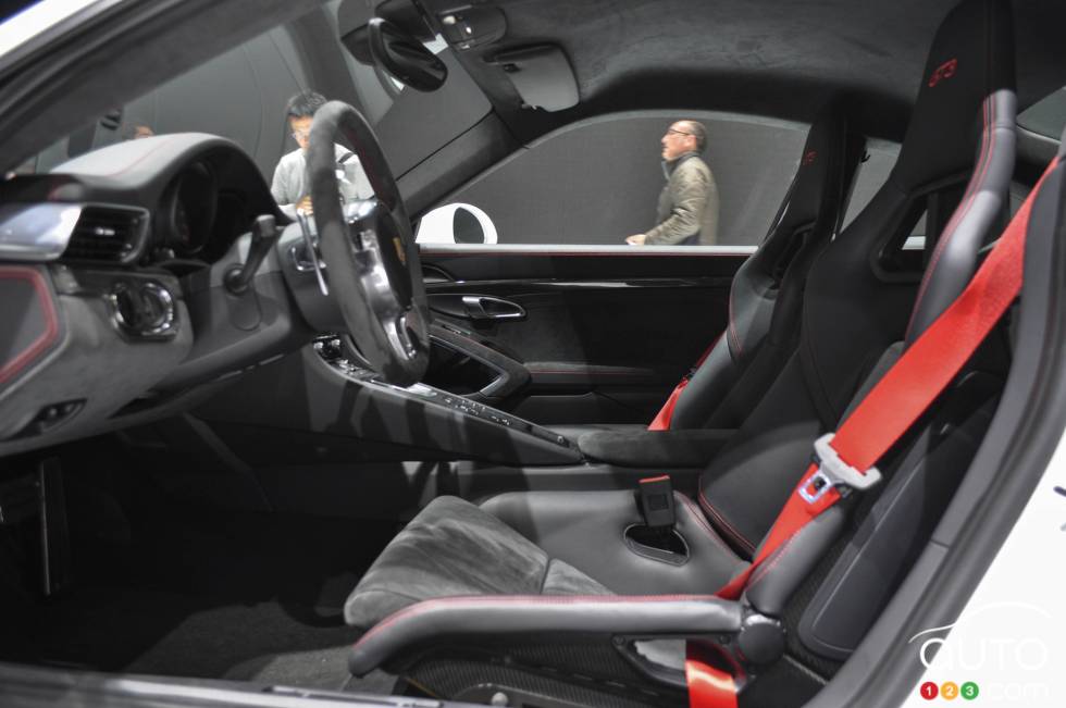 L'habitacle de la Porsche 911 GT3 2014