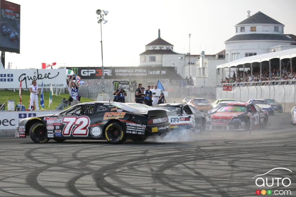 action sur piste et hors piste