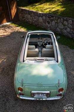 1991 Nissan Figaro top view