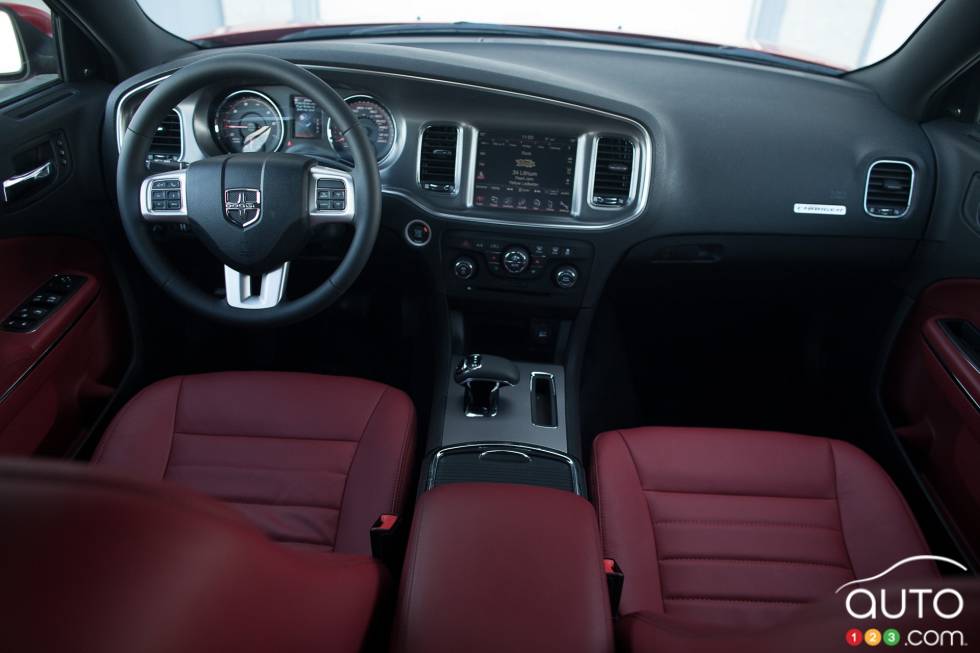 Dashboard and front seats