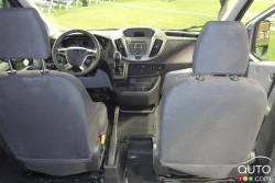 Dashboard and front seats