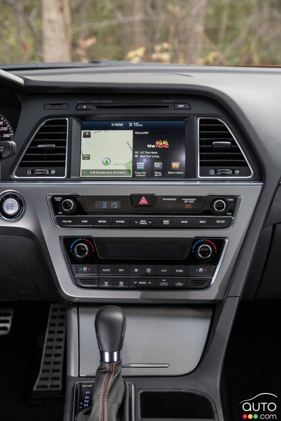 center console détails