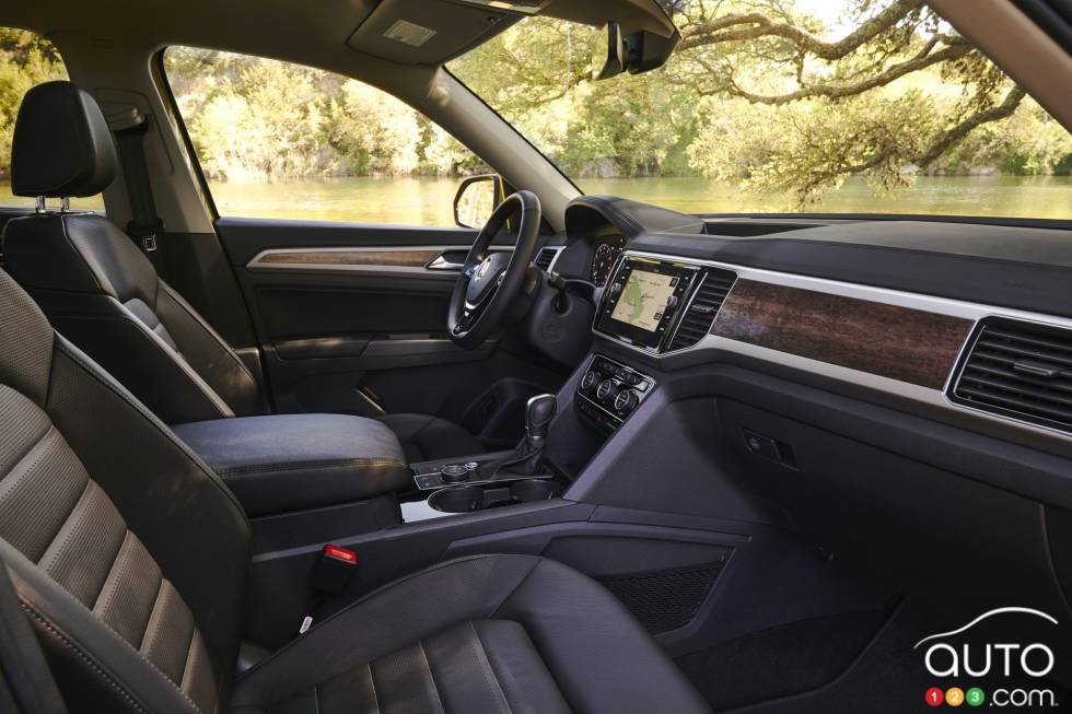 Front seats and dashboard                               