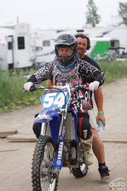 Vanessa in action at X-Town in MIrabel, Quebec.