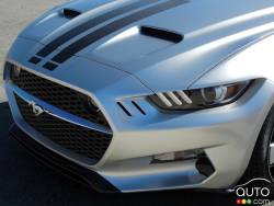 Calandre avant de la Mustang Rocket 2015 de Galpin-Fisker