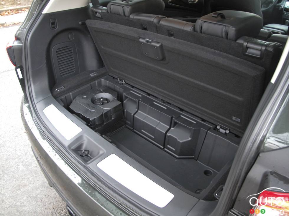 Storage under the cargo floor