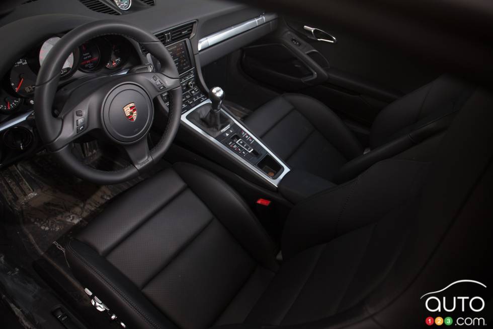 Dashboard and front seats