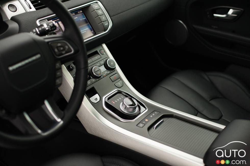 Détails de la console centrale