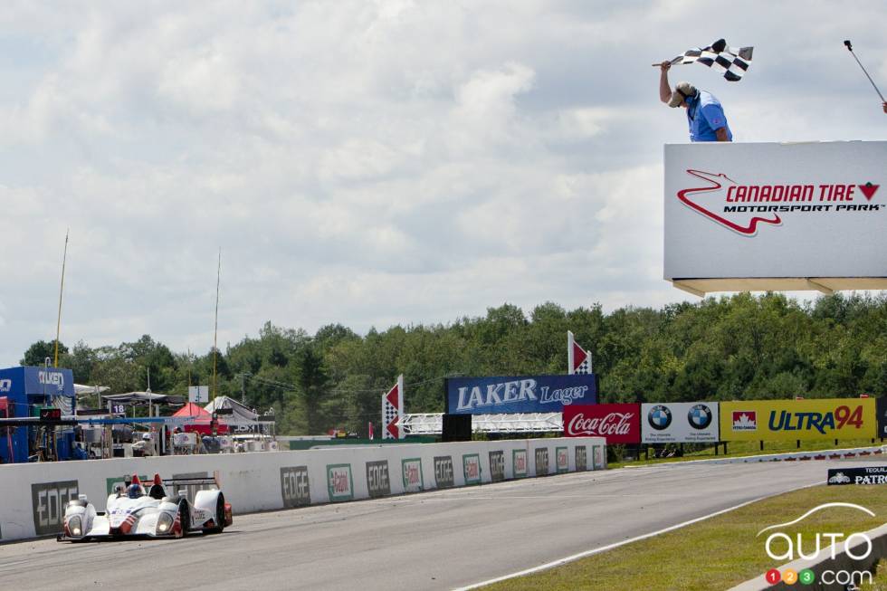 Jonathan Bennett, Colin Braun, CORE autosport, during race action.