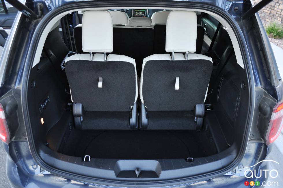 Coffre du Ford Explorer Platinum 2016