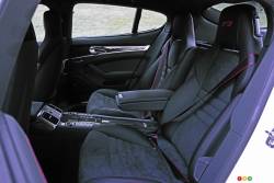2016 Porsche Panamera GTS rear seats