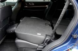 Folding rear seats