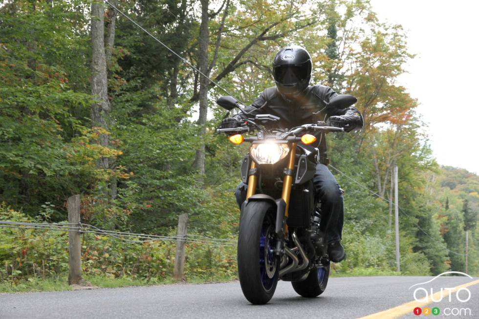 vue 3/4 avant en action