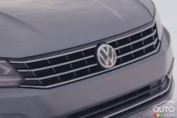 Calandre avant de la Volkswagen Passat TSI 2016