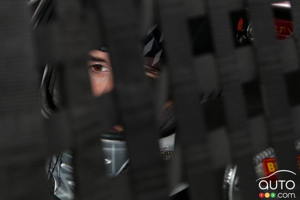 Max Gresham, Chevrolet Amwins  before qualifying