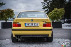 Vue arrière de la BMW E36 M3