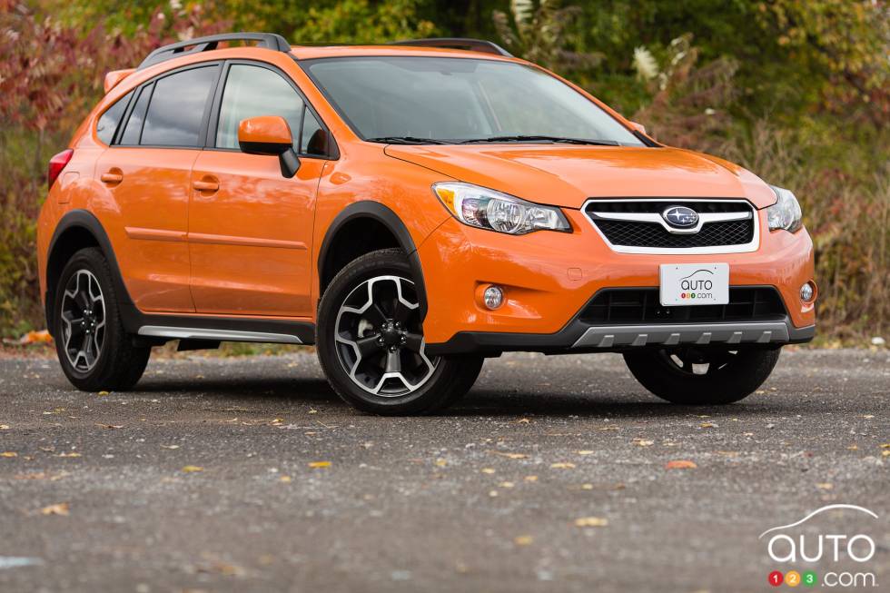 Vue 3/4 avant, roues braquées