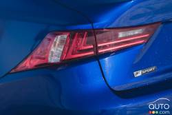 2016 Lexus IS300 AWD tail light
