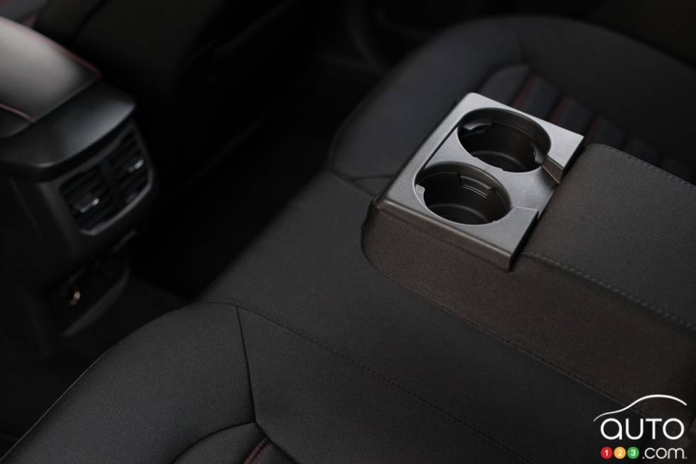 Cup holders in the back