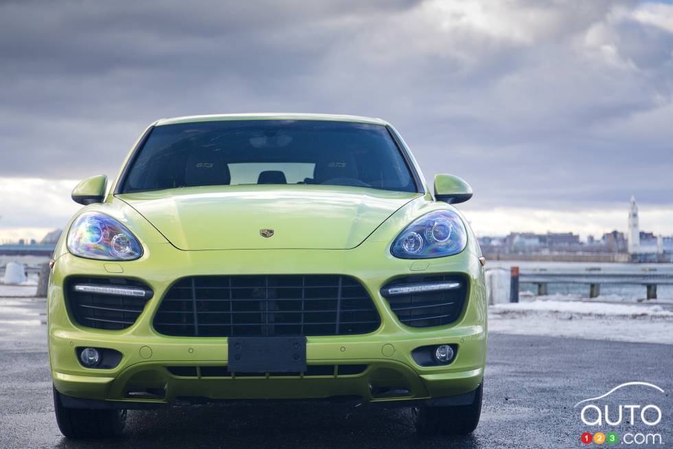 Front view, up close