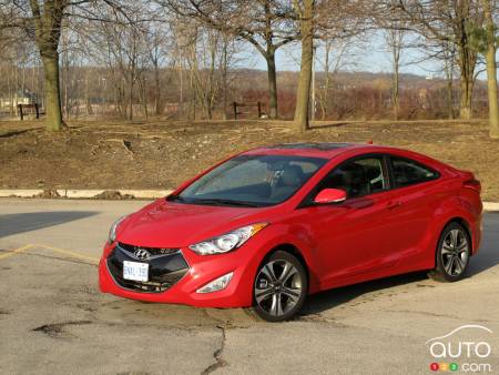 La Hyundai Elantra Coupé SE 2013 en photos