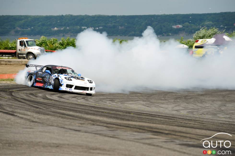 action on and off the track