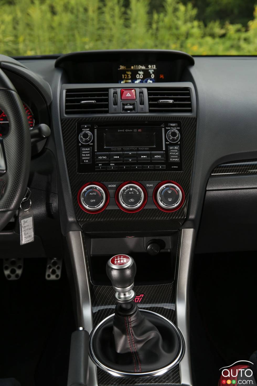 center console détails