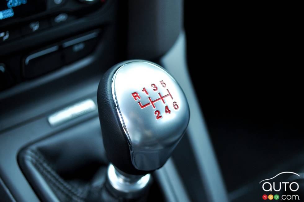 Détails du levier de vitesses