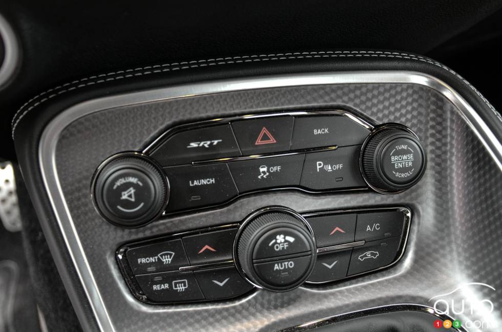 center console détails