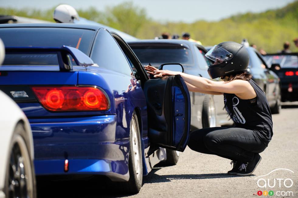 action on and off the track