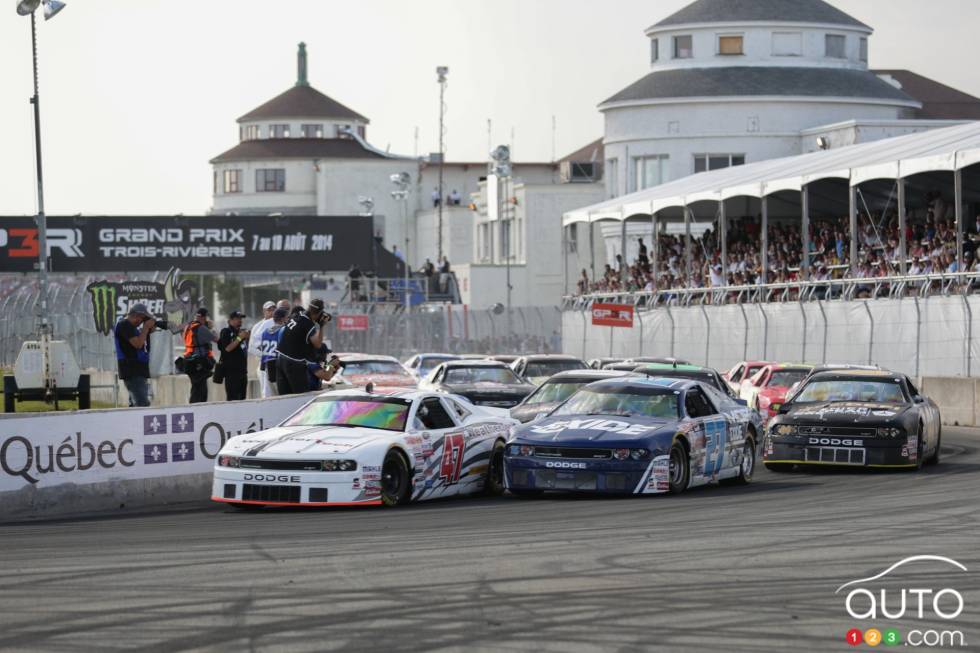 action sur piste et hors piste