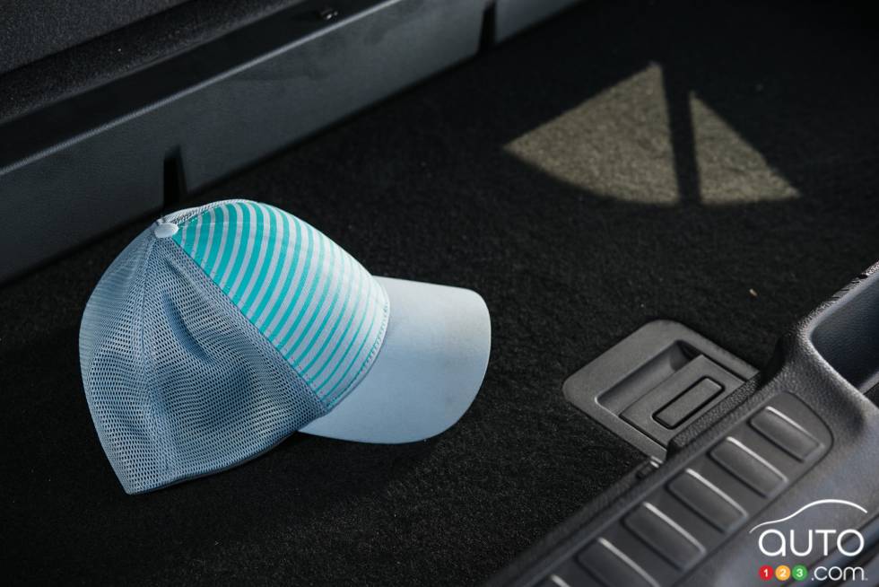 Détail du coffre du Honda Pilot Touring 2016