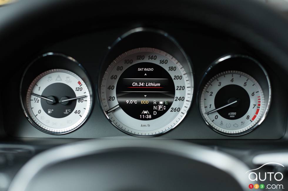 Gauges on the dashboard