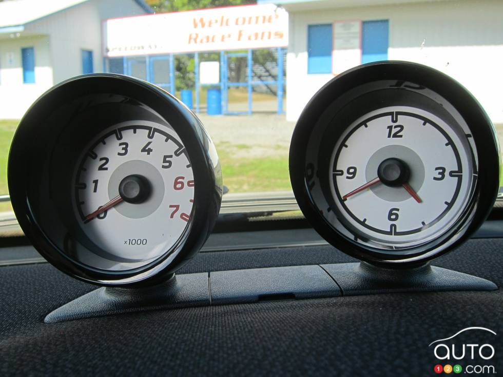 Gauges on the dashboard
