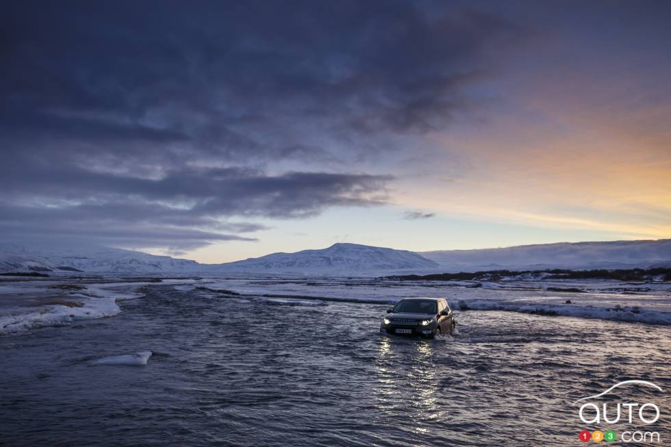 front 3/4 action view