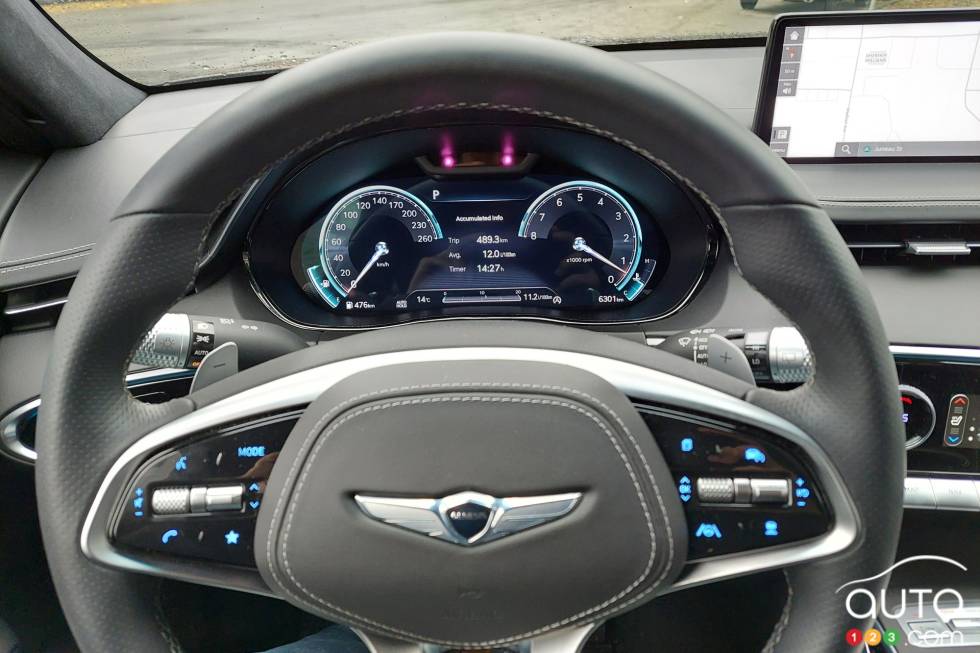 Nous partons en voyage avec le Genesis GV70 2022