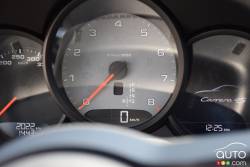 2016 Porsche 911 driving experience gauge cluster