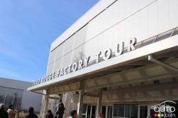 manufacture de Ford vue de l'extérieur comme de l'intérieur.